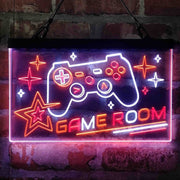 Game Room Console Controller Video Deluxe App-Enabled 3-Color LED Light Sign - LED Gift Works