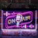 On Air Speaker Microphone Deluxe App-Enabled 3-Color LED Light Sign - Way Up Gifts