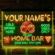 Personalized Beer Mugs Cheers Snooker Deluxe App-Enabled 3-Color LED Light Sign - LED Gift Works