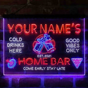 Personalized Beer Mugs Cheers Snooker Deluxe App-Enabled 3-Color LED Light Sign - LED Gift Works