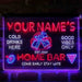 Personalized Beer Mugs Cheers Snooker Deluxe App-Enabled 3-Color LED Light Sign - Way Up Gifts