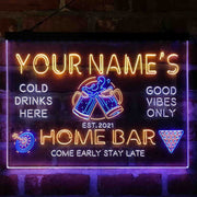 Personalized Beer Mugs Cheers Snooker Deluxe App-Enabled 3-Color LED Light Sign - LED Gift Works