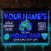 Personalized Beer Mugs Cheers Snooker Deluxe App-Enabled 3-Color LED Light Sign - Way Up Gifts