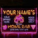 Personalized Beer Mugs Cheers Snooker Deluxe App-Enabled 3-Color LED Light Sign - Way Up Gifts