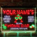 Personalized Red Wine Glass Home Bar Deluxe App-Enabled 3-Color LED Light Sign - Way Up Gifts