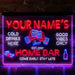Personalized Whisky Glass Home Bar Deluxe App-Enabled 3-Color LED Light Sign - Way Up Gifts