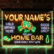 Personalized Whisky Glass Home Bar Deluxe App-Enabled 3-Color LED Light Sign - LED Gift Works