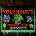 Personalized Beer Mugs Home Bar Deluxe App-Enabled 3-Color LED Light Sign - Way Up Gifts