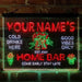 Personalized Beer Mugs Home Bar Deluxe App-Enabled 3-Color LED Light Sign - Way Up Gifts