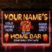 Personalized Beer Mugs Home Bar Deluxe App-Enabled 3-Color LED Light Sign - Way Up Gifts