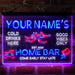 Personalized Beer Party Home Bar Deluxe App-Enabled 3-Color LED Light Sign - Way Up Gifts