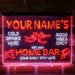 Personalized Beer Party Home Bar Deluxe App-Enabled 3-Color LED Light Sign - Way Up Gifts