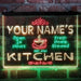 Personalized Kitchen Coffee Cup Deluxe App-Enabled 3-Color LED Light Sign - Way Up Gifts