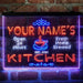 Personalized Kitchen Coffee Cup Deluxe App-Enabled 3-Color LED Light Sign - Way Up Gifts