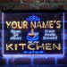 Personalized Kitchen Coffee Cup Deluxe App-Enabled 3-Color LED Light Sign - Way Up Gifts