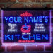 Personalized Kitchen Coffee Cup Deluxe App-Enabled 3-Color LED Light Sign - Way Up Gifts