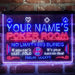 Personalized Poker Room Casino Deluxe App-Enabled 3-Color LED Light Sign - Way Up Gifts