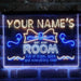 Personalized Girl Kid Bedroom Deluxe App-Enabled 3-Color LED Light Sign - Way Up Gifts