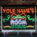 Personalized Girl Kid Bedroom Deluxe App-Enabled 3-Color LED Light Sign - Way Up Gifts