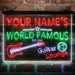 Personalized Guitar Lounge Music Deluxe App-Enabled 3-Color LED Light Sign - Way Up Gifts