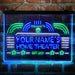 Personalized Home Theater Deluxe App-Enabled 3-Color LED Light Sign - Way Up Gifts