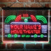 Personalized Home Theater Deluxe App-Enabled 3-Color LED Light Sign - Way Up Gifts