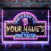 Personalized Home Cinema Deluxe App-Enabled 3-Color LED Light Sign - Way Up Gifts