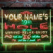 Personalized 19th Hole Golf Club Deluxe App-Enabled 3-Color LED Light Sign - Way Up Gifts
