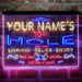 Personalized 19th Hole Golf Club Deluxe App-Enabled 3-Color LED Light Sign - Way Up Gifts