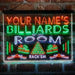 Personalized Billiards Room Deluxe App-Enabled 3-Color LED Light Sign - Way Up Gifts