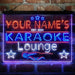 Personalized Karoke Lounge Deluxe App-Enabled 3-Color LED Light Sign - Way Up Gifts