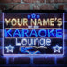 Personalized Karoke Lounge Deluxe App-Enabled 3-Color LED Light Sign - Way Up Gifts