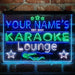 Personalized Karoke Lounge Deluxe App-Enabled 3-Color LED Light Sign - Way Up Gifts