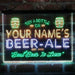 Personalized Bar Beer Ale Pub Deluxe App-Enabled 3-Color LED Light Sign - Way Up Gifts