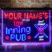 Personalized 10th Inning Pub Deluxe App-Enabled 3-Color LED Light Sign - Way Up Gifts