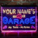 Personalized Garage Man Cave Deluxe App-Enabled 3-Color LED Light Sign - Way Up Gifts