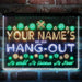 Personalized Hang-Out Man Cave Deluxe App-Enabled 3-Color LED Light Sign - Way Up Gifts
