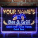 Personalized Grill Kitchen Beer Deluxe App-Enabled 3-Color LED Light Sign - Way Up Gifts