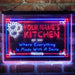 Personalized Kitchen Flower Bistro Deluxe App-Enabled 3-Color LED Light Sign - Way Up Gifts