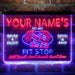 Personalized Pit Stop Game Room Deluxe App-Enabled 3-Color LED Light Sign - Way Up Gifts