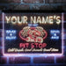 Personalized Pit Stop Game Room Deluxe App-Enabled 3-Color LED Light Sign - Way Up Gifts
