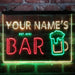 Personalized Pub Club Den Cabin Deluxe App-Enabled 3-Color LED Light Sign - Way Up Gifts