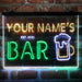 Personalized Pub Club Den Cabin Deluxe App-Enabled 3-Color LED Light Sign - Way Up Gifts