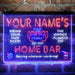 Personalized Home Bar Cheers Deluxe App-Enabled 3-Color LED Light Sign - Way Up Gifts