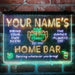 Personalized Home Bar Cheers Deluxe App-Enabled 3-Color LED Light Sign - Way Up Gifts