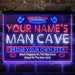 Personalized National Football Bar Deluxe App-Enabled 3-Color LED Light Sign - Way Up Gifts