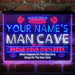 Personalized National Football Bar Deluxe App-Enabled 3-Color LED Light Sign - Way Up Gifts