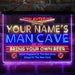 Personalized Baseball Man Cave Deluxe App-Enabled 3-Color LED Light Sign - Way Up Gifts