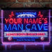 Personalized Basketball Man Cave Deluxe App-Enabled 3-Color LED Light Sign - Way Up Gifts