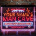 Personalized Basketball Man Cave Deluxe App-Enabled 3-Color LED Light Sign - Way Up Gifts